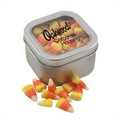 Large Window Tin with Candy Corn